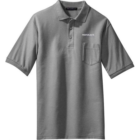 20-K500P, Small, Cool Grey, Left Chest, Performive - 3in.